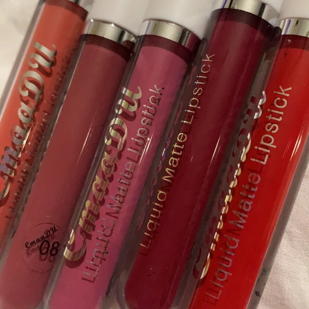 Matte Liquid Lipstick Set in 5 Colors